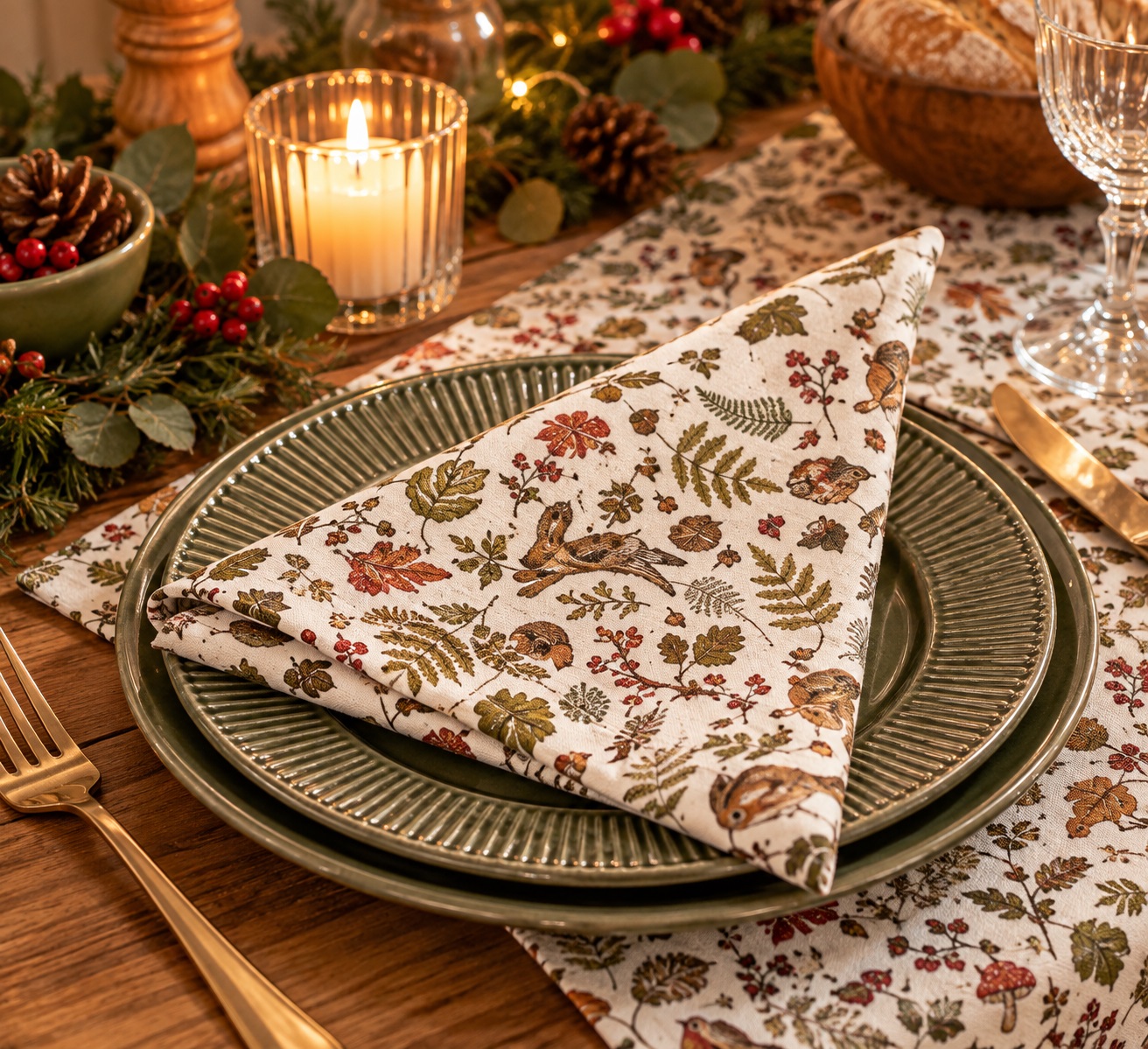 Into The Woods Napkin Set 4
