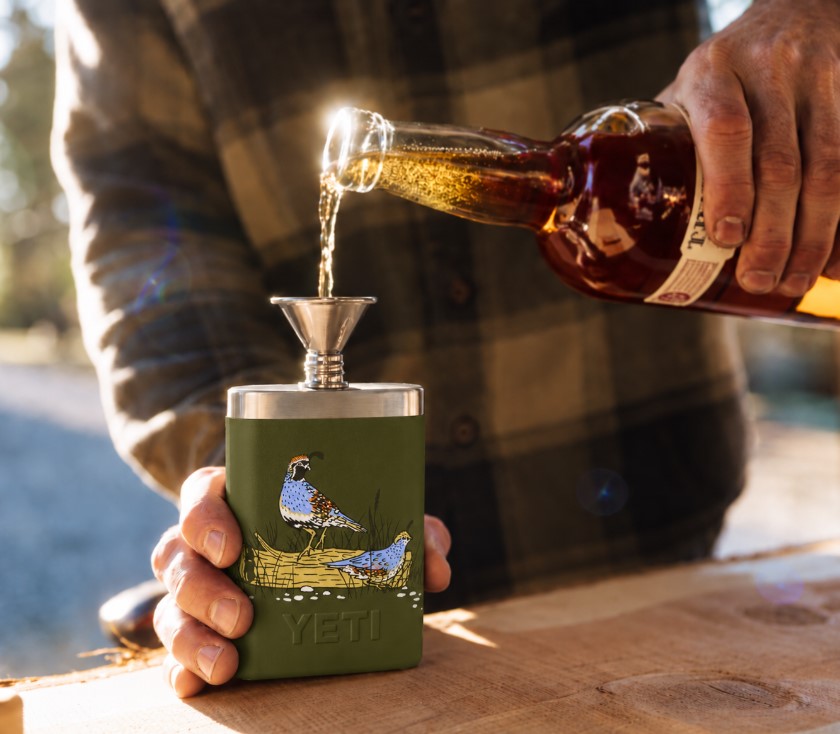 YETI Flask Upland Bird Olive
