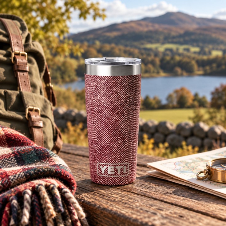 YETI Rambler 10oz Tumbler Riverhead Red