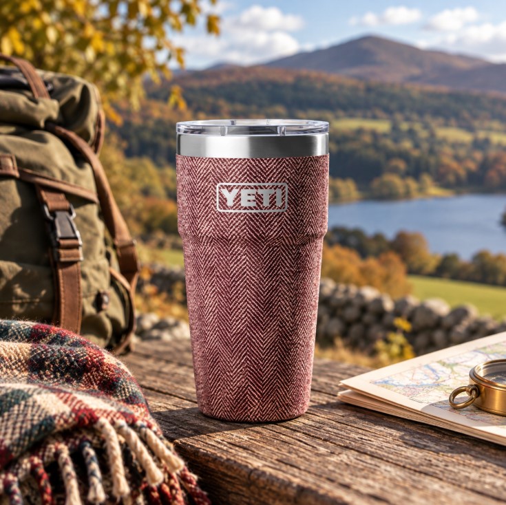 YETI Rambler 20oz Stackable Riverhead Red