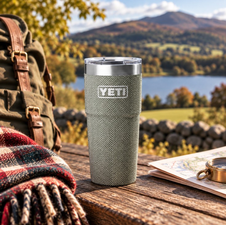 YETI Rambler 20oz Stackable Riverhead Green