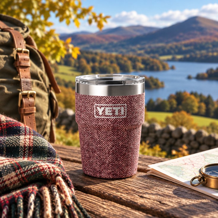 YETI Rambler 16oz Stackable Riverhead Red