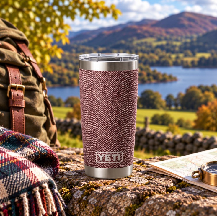 YETI Rambler 20oz Tumbler Riverhead Red